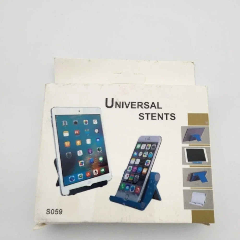 Foldable desk phone holder